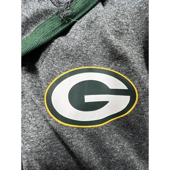 Green Bay Packers Long Sleeve 1/4 Zip 100% Polyester XL NFL Team - Picture 10 of 11
